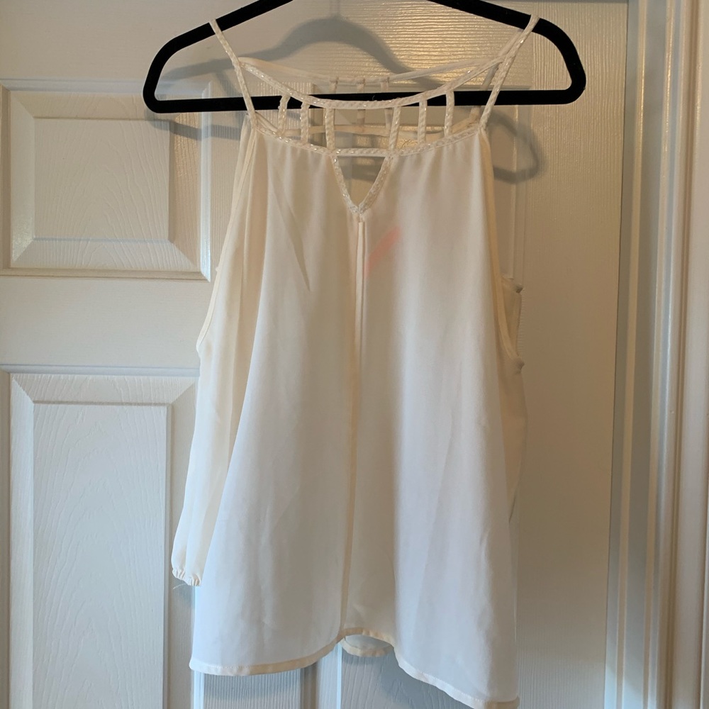 Beaded trim blouse